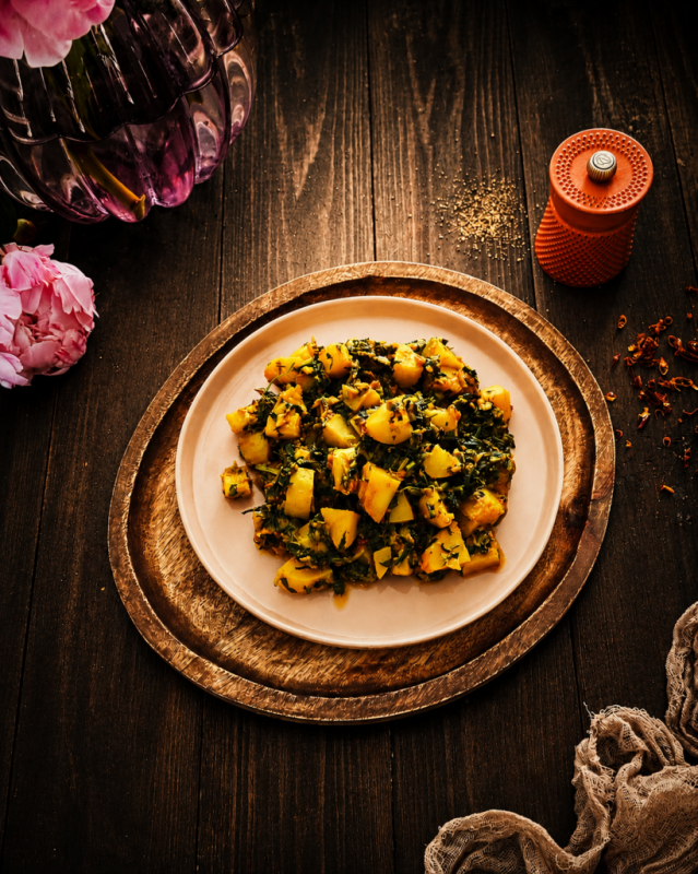 ALOO METHI (brambory s listy p�skavice) 